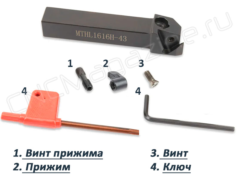 Резьбовые державки с СМП
