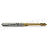 Метчик М3х0,5 HSS-E 6H со спиральной канавкой, (38), SUS TiN ST02003