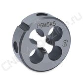 Плашка круглая для метрической резьбы М8х1 д25 ISO2568 Р6М5К5 (HSS-E)
