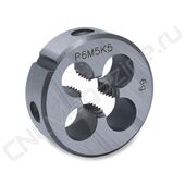 Плашка круглая для метрической резьбы М6х1 д20 ISO2568 Р6М5К5 (HSS-E)