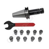 SK40-ER16-100 10PCS Патрон с набором цанг 10 шт (d1-10 мм)