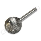D252406-ДВ Борфреза (шарошка) твердосплавная по металлу тип D, d25 мм, двойная насечка