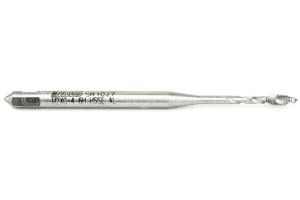 Метчик М2.0х0.4 HSS-E 6H со спиральной канавкой 38°, AL (A02002)