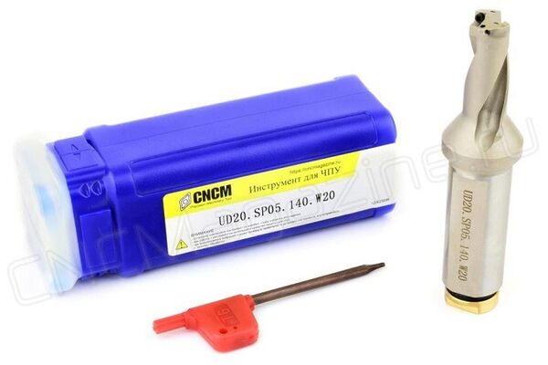 Корпусное сверло UD20.SP05.140.W20
