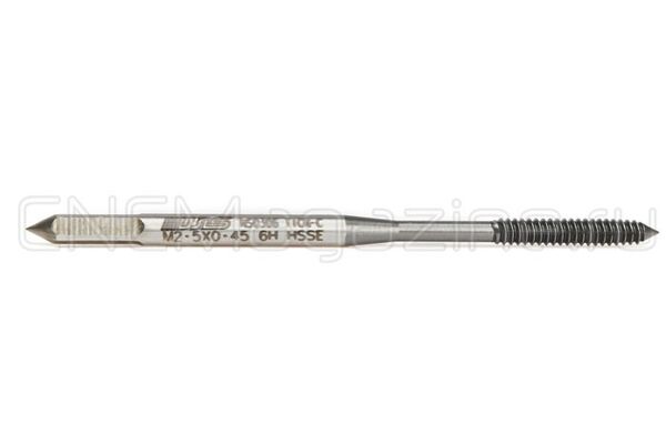 Метчик раскатник М2.5х0.45 HSS-E 6H, TiAlN (TiCN-C) (TA02R0025)