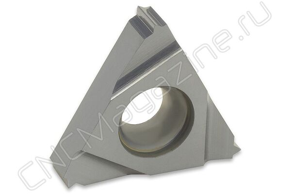 16NR27NPT DM215 пластина резьбовая твердосплавная, американская коническая трубная резьба 60° (NPT)