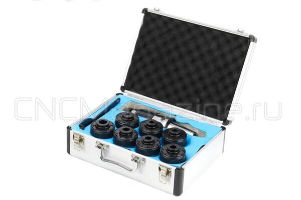 BT40-GT12-110L-7 pcs М3-М12 Быстросменный резьбонарезной патрон MAS 403 с компенсацией по длине (набор)