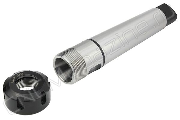 MTA3-ER25-55L цанговый патрон с конусом Морзе №3 с лапкой