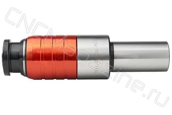 C32-TC312-115 Gr.1 Быстросменный резьбонарезной патрон с компенсацией по длине (red)