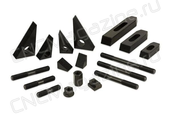 CK-12-14 58 PCS Прижимы фрезерные в кейсе (М12, паз 14 мм)