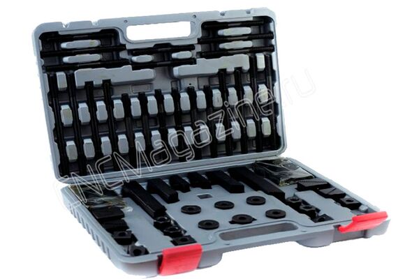 CK-16-17.7 (18) 58 PCS Прижимы фрезерные в кейсе (М16, паз 17.7 (18) мм)
