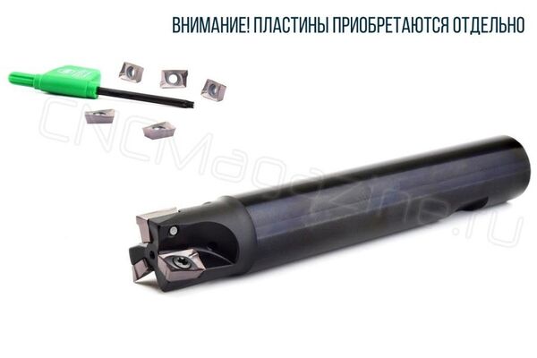 IE21-90.11W16.016.02.L фреза концевая со сменными пластинами