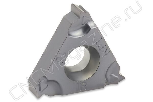 16IR18NPT-TC IM7325 пластина резьбовая твердосплавная, американская коническая трубная резьба 60° (NPT)