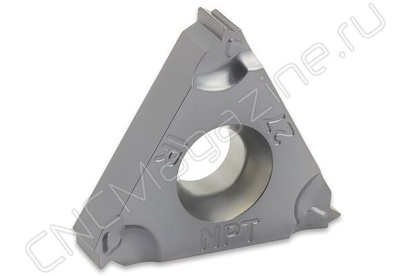 16IR27NPT-TC IM7325 пластина резьбовая твердосплавная, американская коническая трубная резьба 60° (NPT)