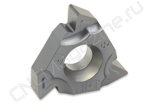 16IR8NPT-TC IM7325 пластина резьбовая твердосплавная, американская коническая трубная резьба 60° (NPT)