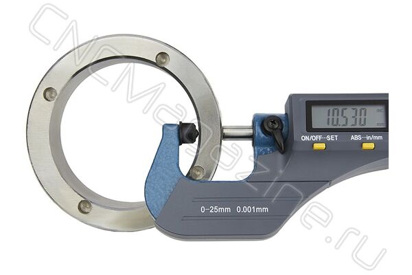 Микрометр цифровой 0-25 мм, 0-1", 0.001 мм, 0.00005"