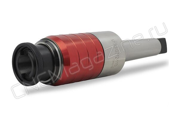MTA3-GT12-110L быстросменный резьбонарезной патрон с компенсацией по длине хвостовик Конус Морзе №3 с лапкой