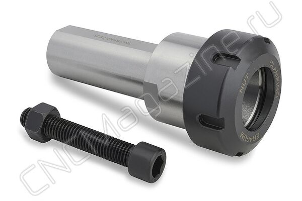 SL32-ER40-80L Цанговый патрон цилиндрический хвостовик, с лыской
