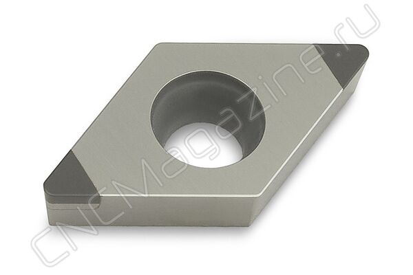 DCGW070204LL-2 IBS015P пластина для точения с двумя напайками PCBN