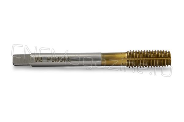Метчик раскатник M8х1.25 HSS-E TiN T02R0080 машинный