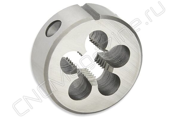 Плашка круглая для метрической резьбы M9x1.25 ISO2568 P6M5 (HSS)