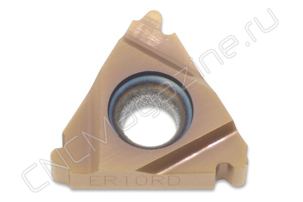 16ER10RD DM415 пластина резьбовая твердосплавная, Круглая резьба RD 30° DIN 405