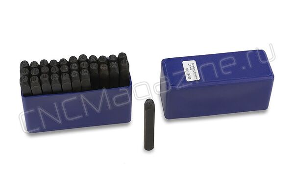 Клеймо буквенное ударное по металлу 4 мм