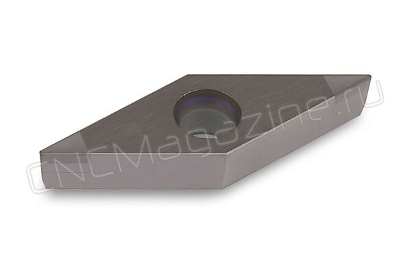 NP VBGW110302 GA2 BC8120 пластина для точения с двумя напайками PCBN