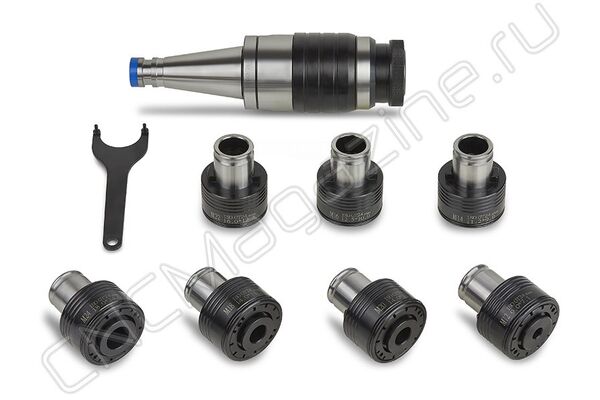 NT40-GT24-7 pcs Быстросменный резьбонарезной патрон с компенсацией по длине (набор)