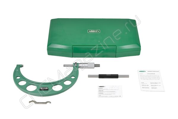 3210-150A Микрометр гладкий МК 125-150 с делением 1 мкм, 0.001 мм, Тип Б