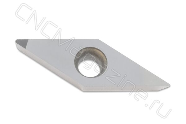 VCGW160404-1N MND10 пластина для точения с одной напайкой из PCD