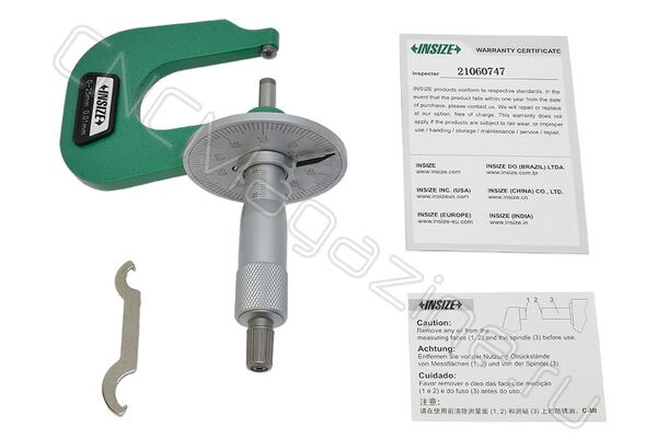 3263-25A Микрометр листовой циферблатный МЛ 0-25 мм,0.01 мм