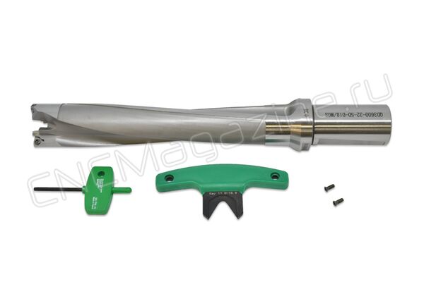 QD3600-32-5D-D18/W08 корпусное сверло с центрирующей головкой и пластинами