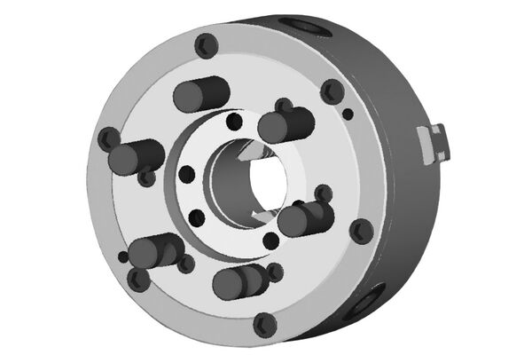 Трехкулачковый токарный патрон K11-400/D11 CAMLOCK FUERDA