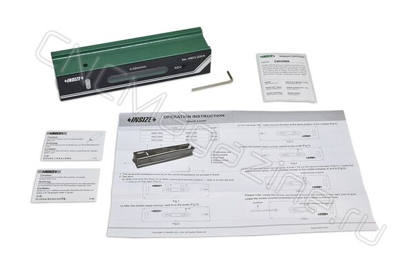 4903-200A Уровень брусковый 200 мм, 0.02 мм