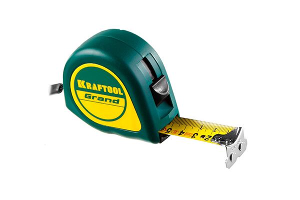 Рулетка магнитная 8 м х 25 мм KRAFTOOL Grand, (34022-08-25), обрезиненный корпус