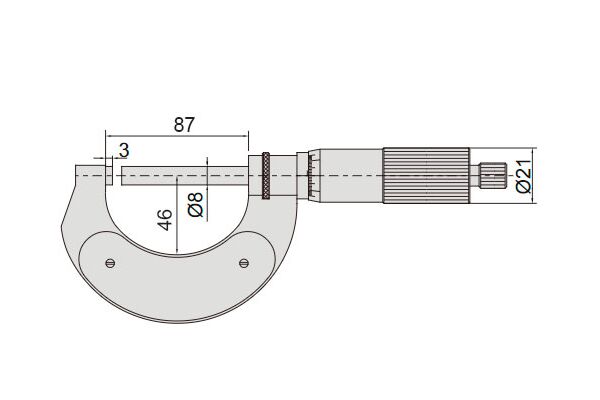 3701-75A Микрометр 50-75 мм, 0.01 мм