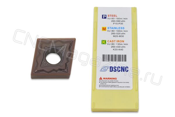 CNMG120404-HS DC6018 пластина твердосплавная для точения