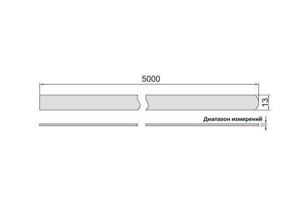 4621-25 Щуп ленточный для измерения зазора 0.25 мм, 5 м