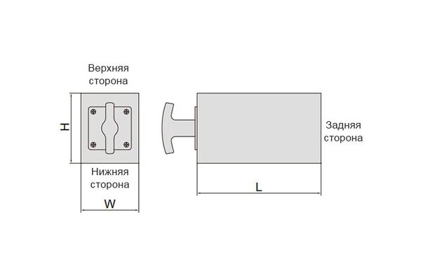 6898-100 Магнитные прямоугольные блоки 100x70x70 мм, 2 шт