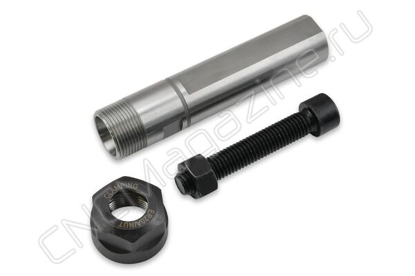 SL25-ER20-80L Цанговый патрон цилиндрический хвостовик, с лыской