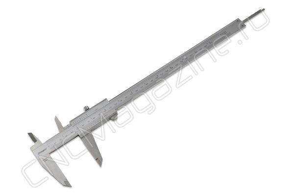 1120-3130-A Штангенциркуль ШЦ нониусный с цельной рамкой 0-300 мм / 0-12", 0.05 мм / 1/128", губки 64 мм