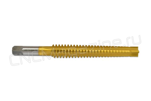 Метчик трапецеидальный HSS Tr22х5 TiN (T01TR02205)