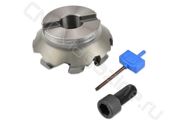 F45-SEKT12-D100Z8S32 фреза торцевая насадная со сменными пластинами