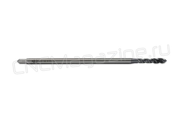 SA512006-LS Метчик M6x1 HSSE-Co 6H DIN371 со спиральной канавкой и длинным хвостовиком TiCN