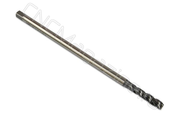 SA512007-LS Метчик M8x1.25 HSSE-Co 6H DIN371 со спиральной канавкой и длинным хвостовиком TiCN