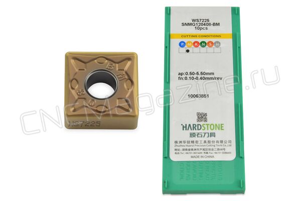 SNMG120408-BM WS7225 пластина для точения