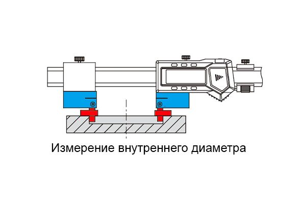 1125-T102 Наконечник для штангенциркуля с круглыми плечевыми насадками