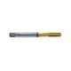 TD814176 Метчик M2.5X0.45 HSS-E 6H 50.0L с прямой канавкой Combo TiN